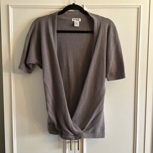 Angora blend cardigan wrap pull over